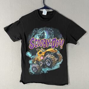 Monster Jam Scooby-Doo Monster Truck Black T Shirt Size Small